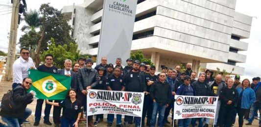 “Polícia Penal já!” gritam agentes penitenciários de todo Brasil