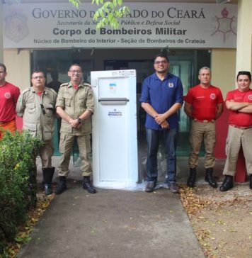 Sargento Reginauro visita bombeiros e policiais em Crateús